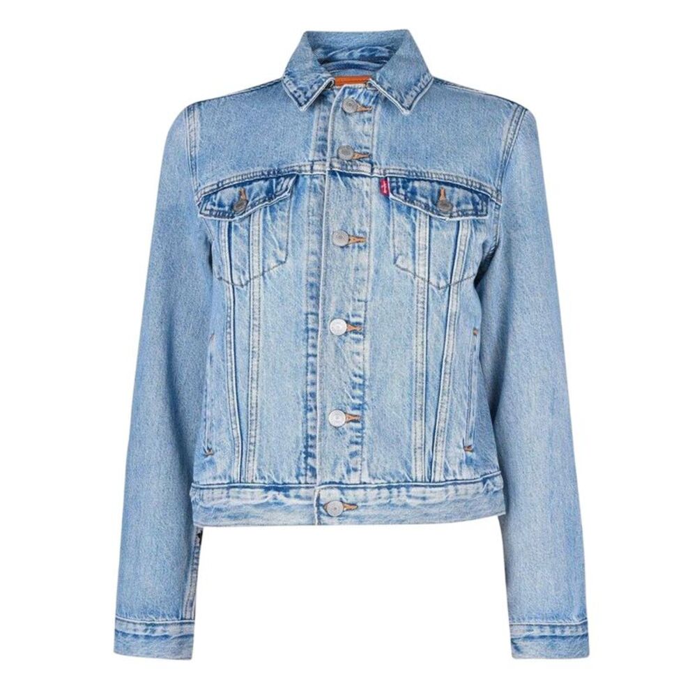 Levis Womens/Ladies Ex Boyfriend Trucker Jacket / Light Blue